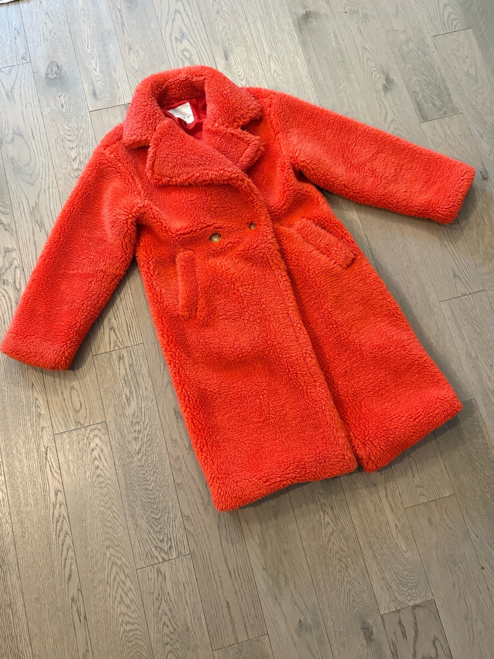 Hot & Delicious Bright Red Plush Jacket